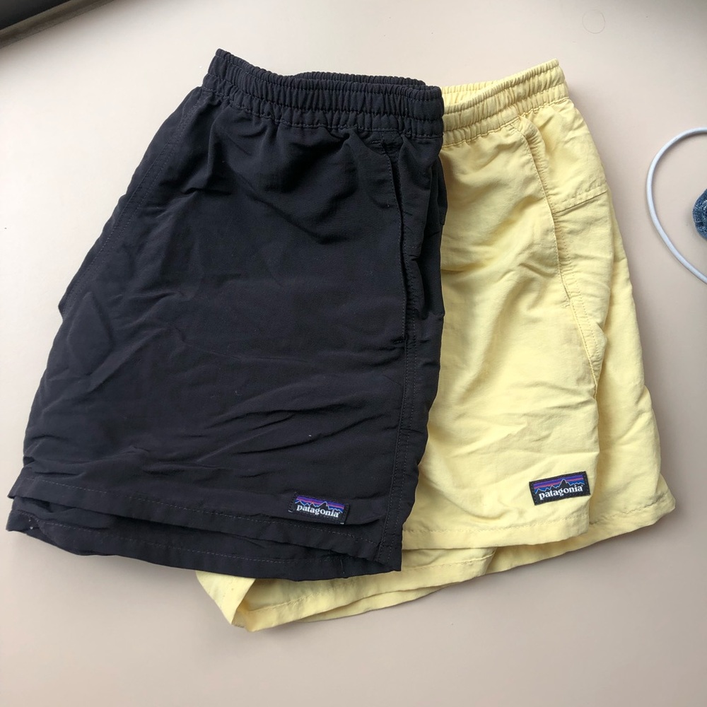 Patagonia Women’s Black Baggie Shorts- Medium